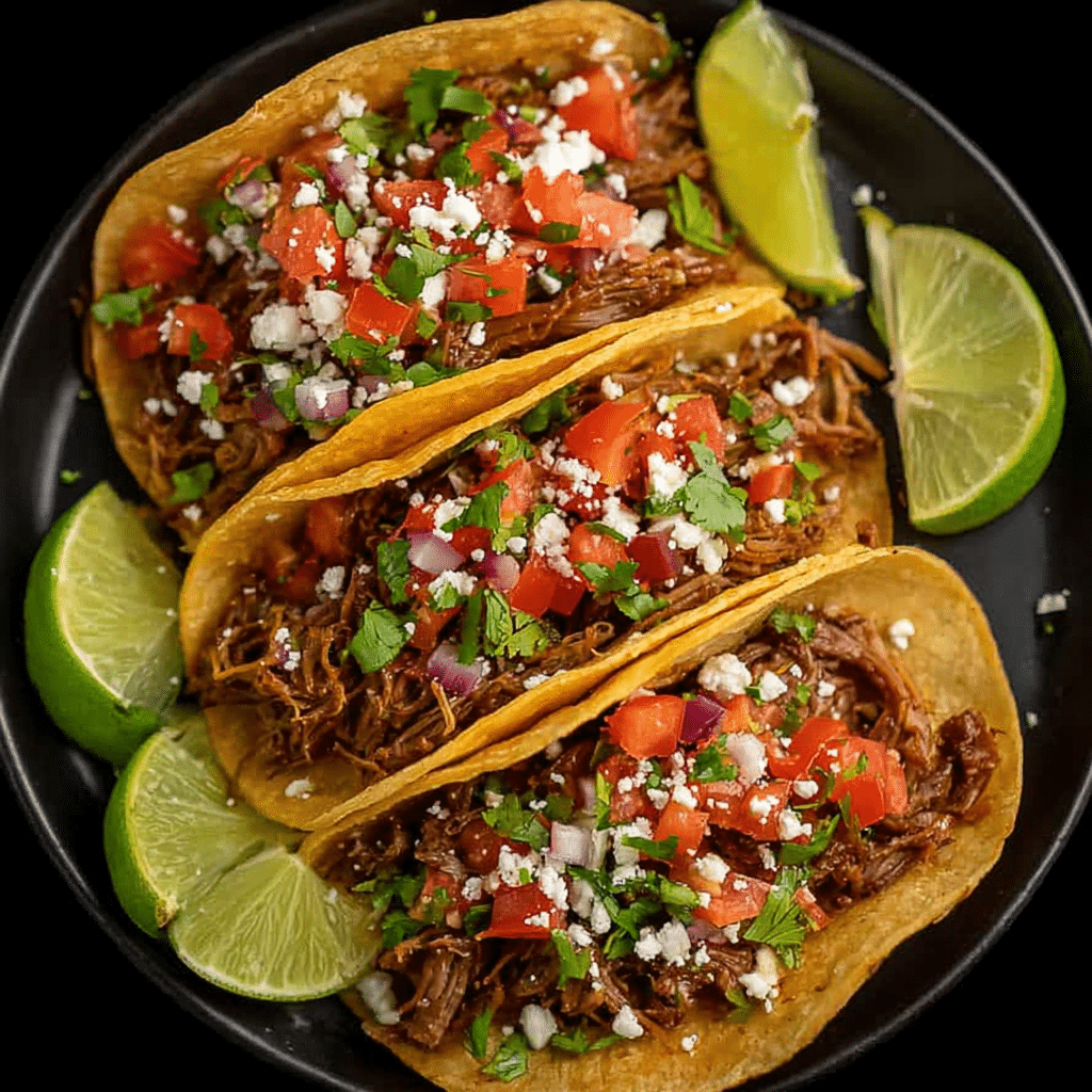 Crock pot Carne Asada Street Tacos Recipe - Recipe Image
