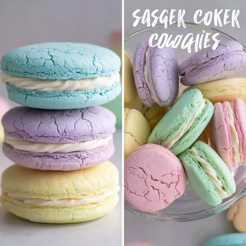 Pastel Sugar Cookie Sandwiches Recipe