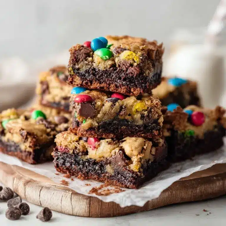 Monster Cookie Fudgy Brownies Recipe