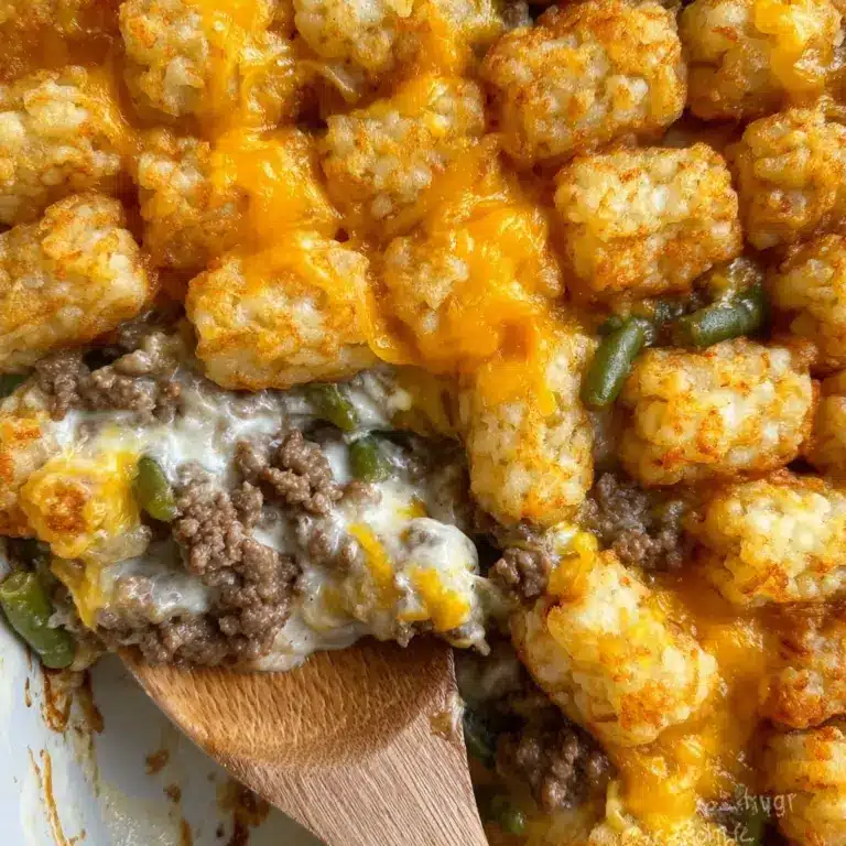 Easy Cheesy Tater Tot Casserole Recipe