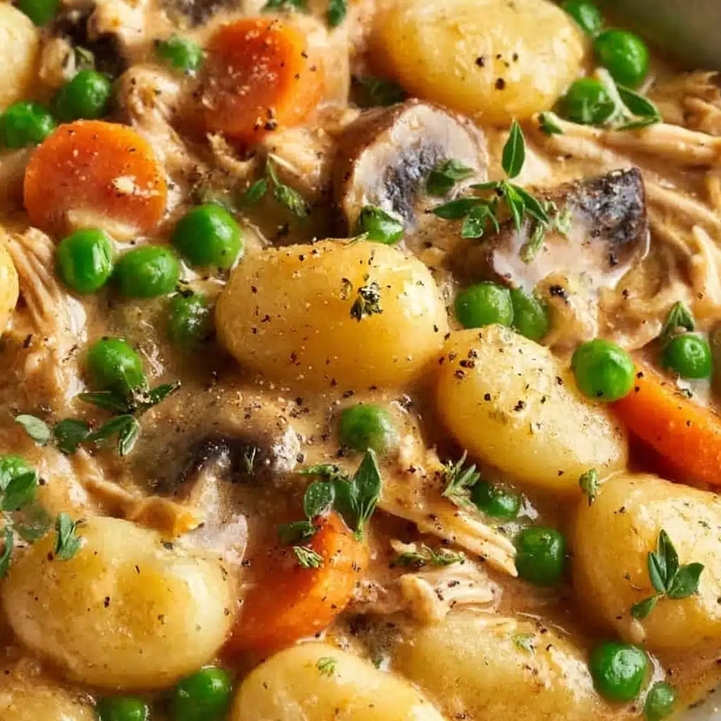 Creamy Chicken and Gnocchi Pot Pie Recipe