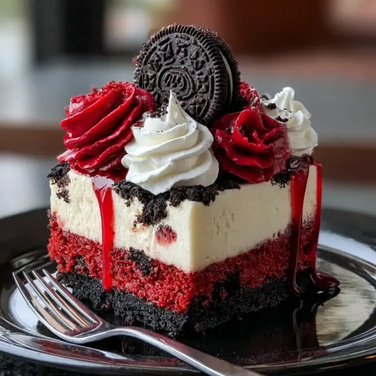 Red Velvet Oreo Cheesecake Recipe