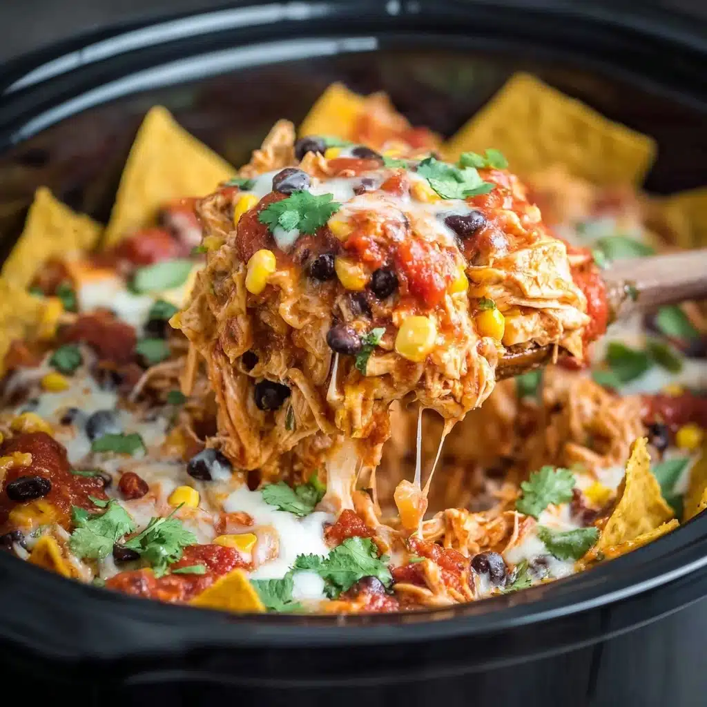 Crockpot Chicken Enchilada Casserole Recipe - Recipe Image