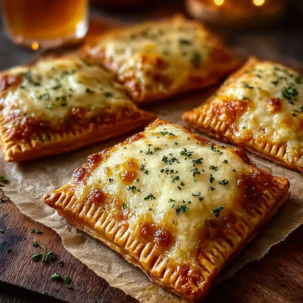 Homemade Cheesy Pizza Pockets Recipe