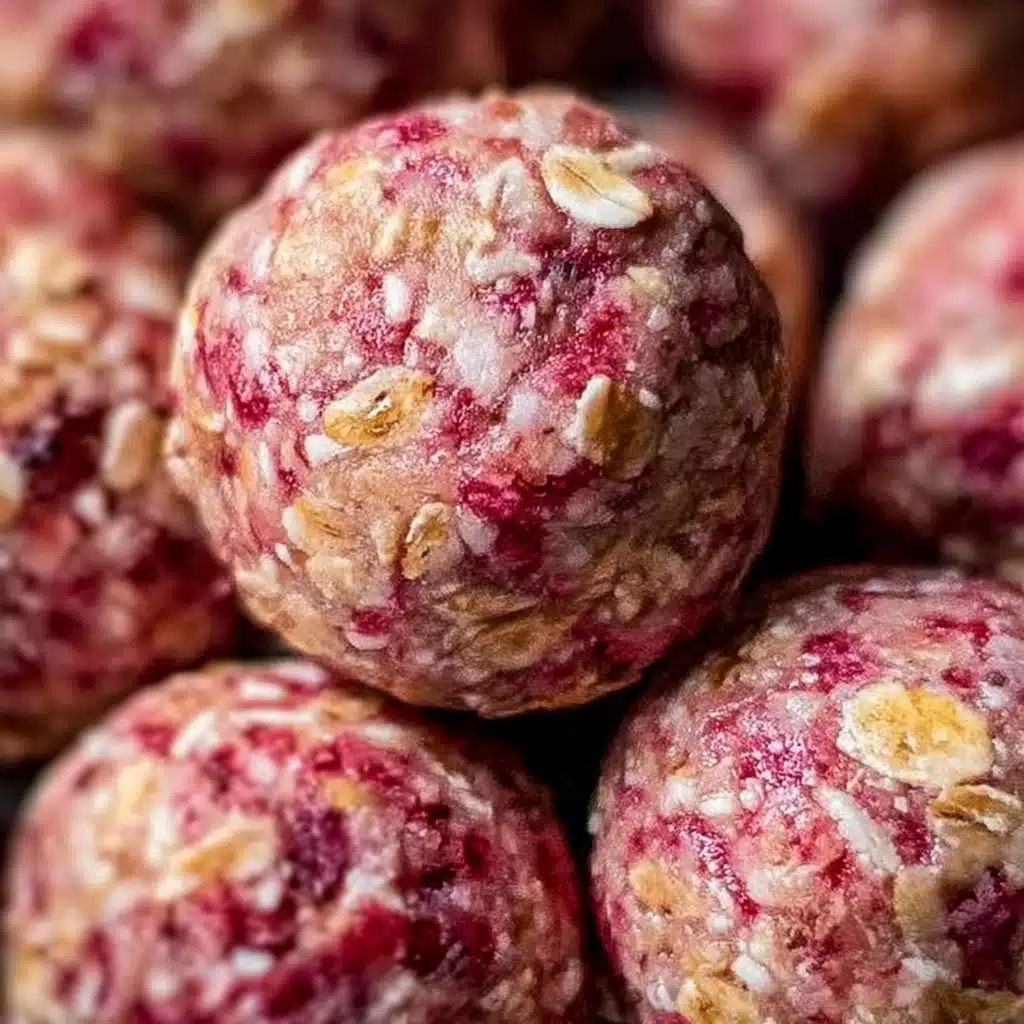 Strawberry Cheesecake Protein Balls Recipe - Recipe Image
