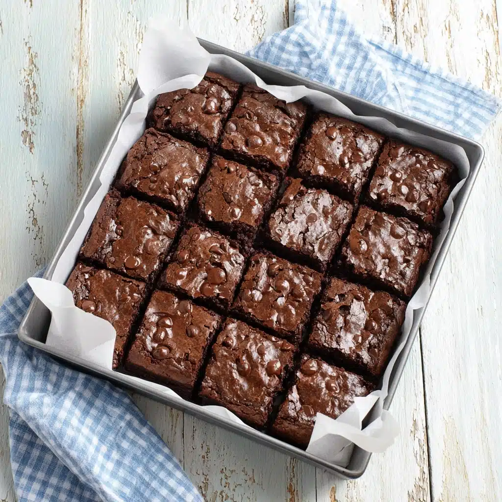 Easy Homemade Brownies Recipe - Recipe Image