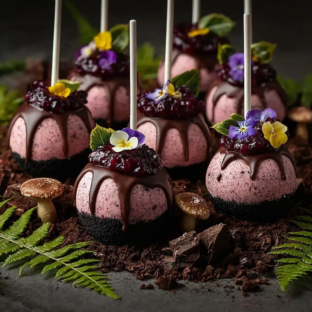 Forbidden Forest Blackberry Cheesecake Pops Recipe