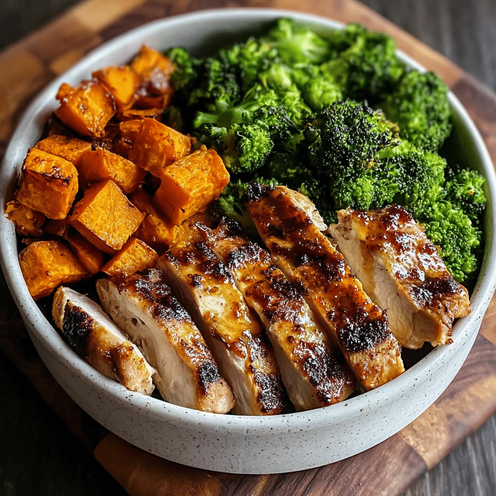 Grilled Chicken & Sweet Potato Bowl Recipe - Recipe Image