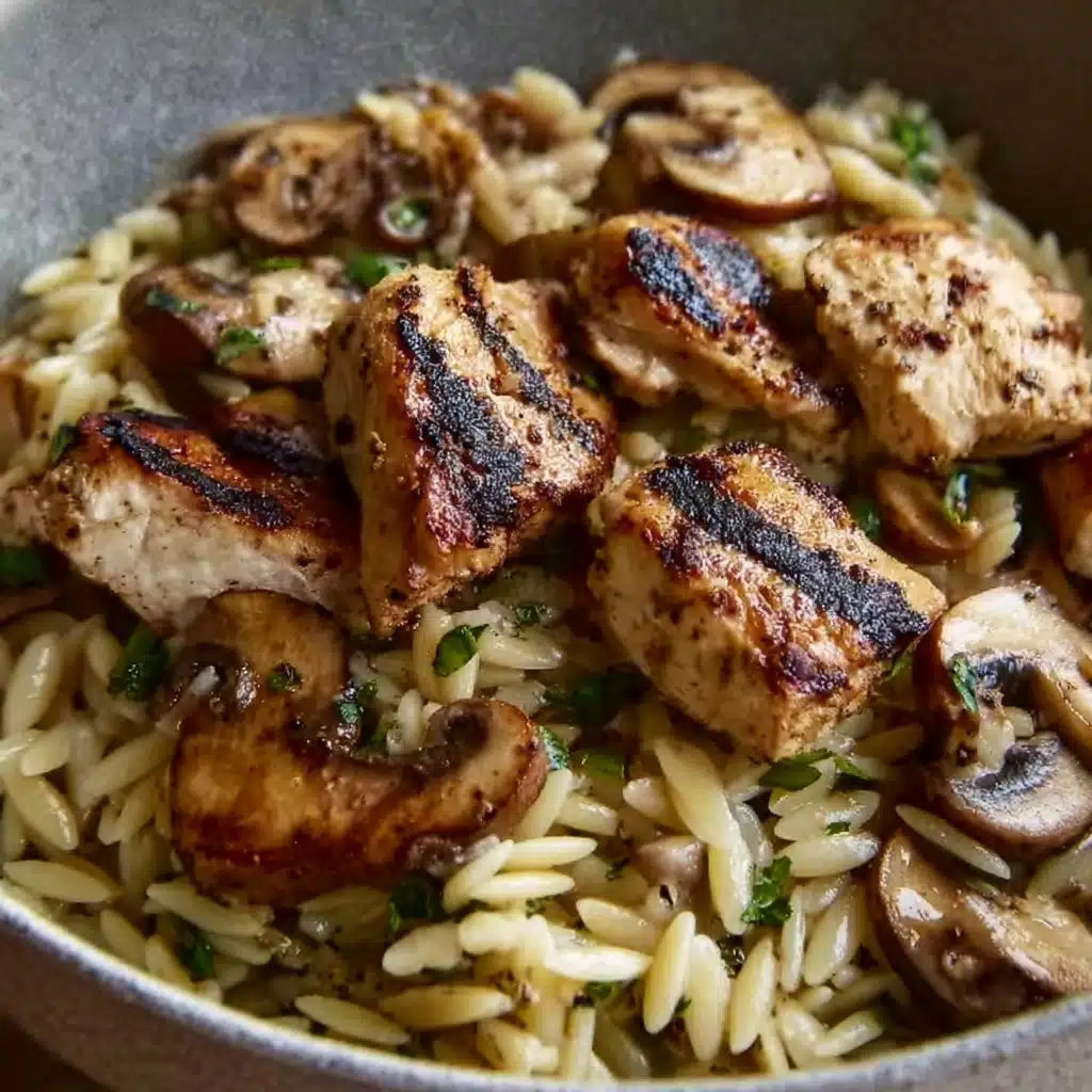 Marsala Chicken Orzo Recipe - Recipe Image