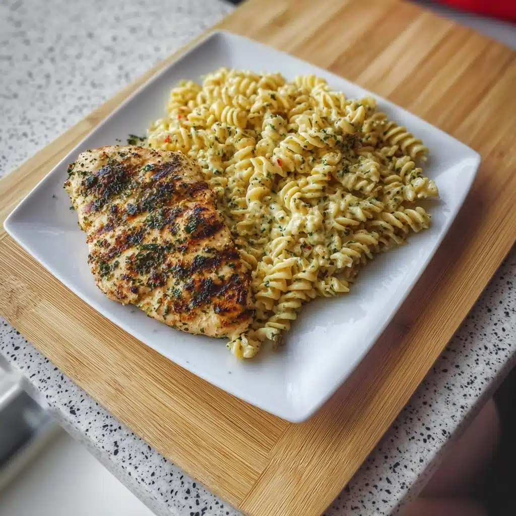 Creamy Garlic Parmesan Chicken Pasta Recipe - Recipe Image