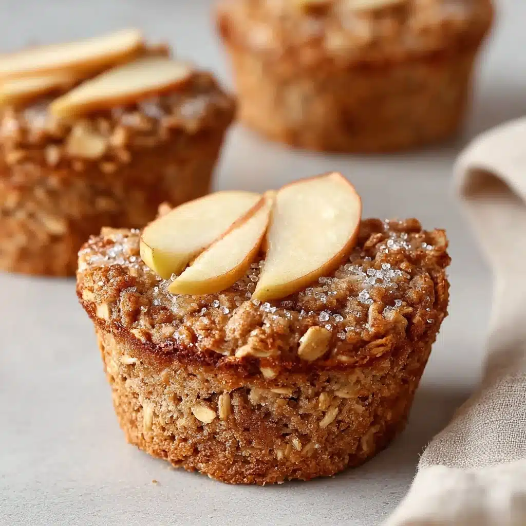 Tasty Baked Apple Cinnamon Oatmeal Cups Recipe - Recipe Image