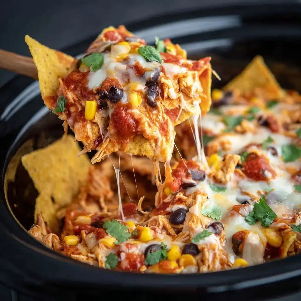 Crockpot Chicken Enchilada Casserole Recipe - Recipe Image