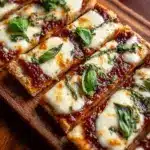 Hot Honey Garlic Flatbread Pizzas Recipe