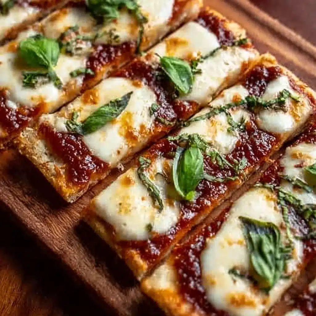 Hot Honey Garlic Flatbread Pizzas Recipe