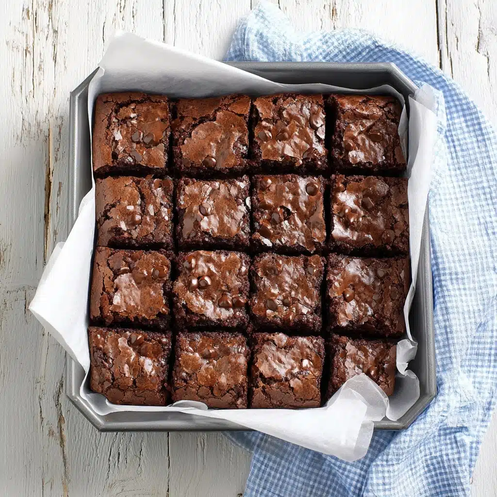 Easy Homemade Brownies Recipe - Recipe Image