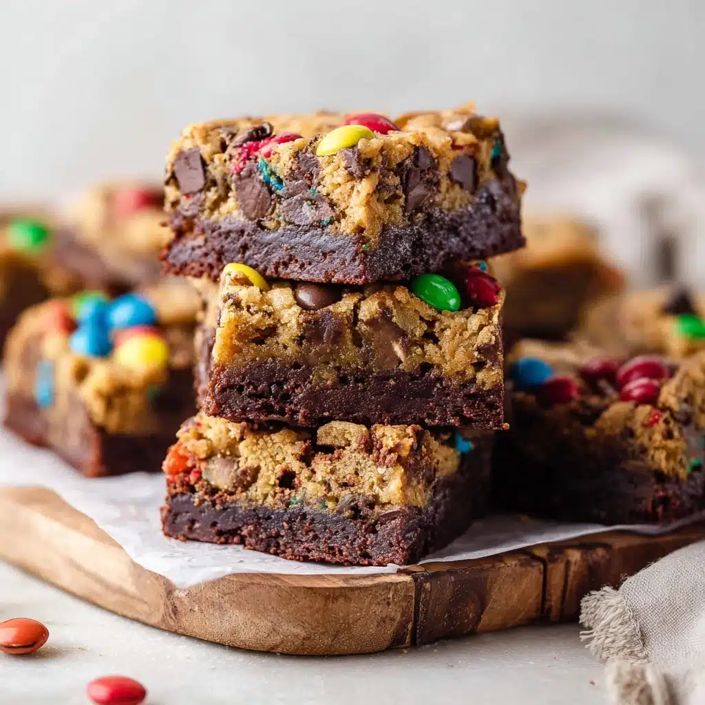 Monster Cookie Fudgy Brownies Recipe - Recipe Image