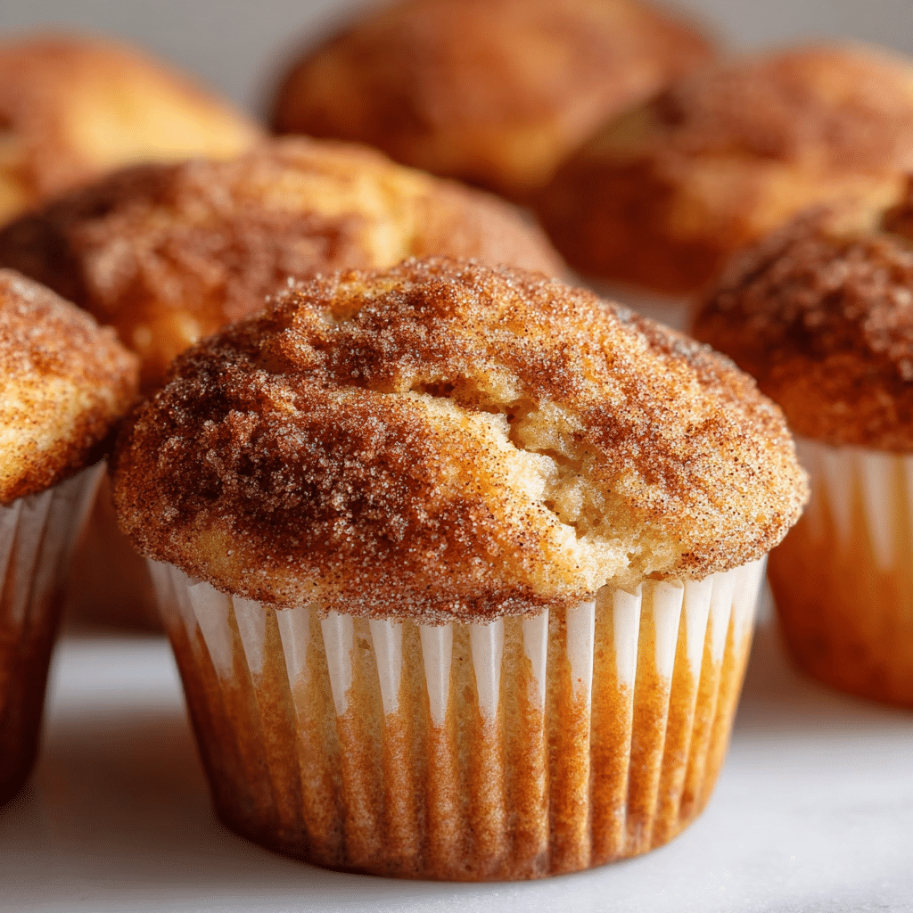 Soft Apple Cinnamon Muffins for Breakfast Recipe - Recipe Image