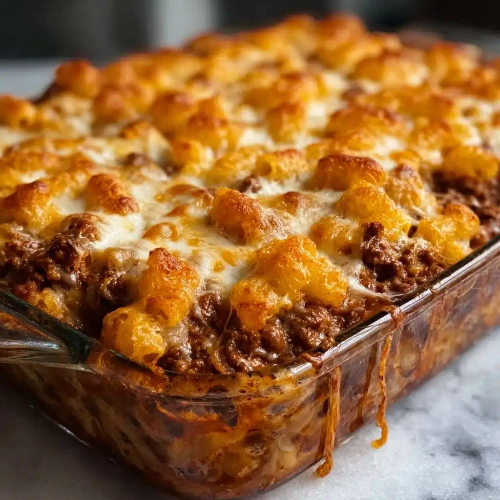 Chili Cheese Tater Tot Casserole Recipe - Recipe Image