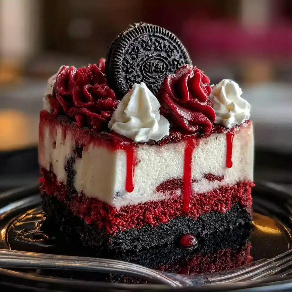 Red Velvet Oreo Cheesecake Recipe - Recipe Image