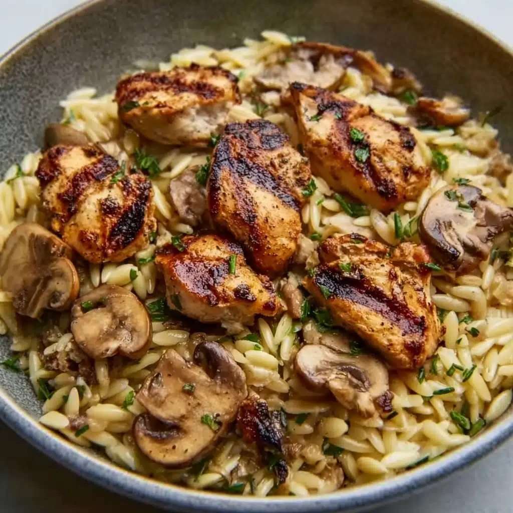Marsala Chicken Orzo Recipe - Recipe Image