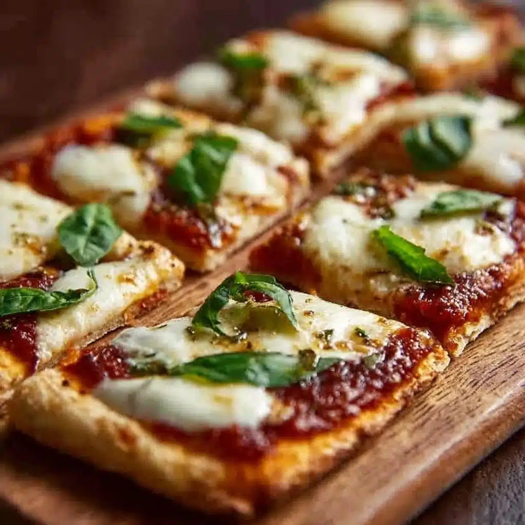 Hot Honey Garlic Flatbread Pizzas Recipe - Recipe Image