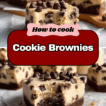 Protein Packed Cookie Dough Brownies Recipe