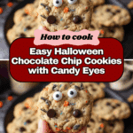 Easy Halloween Chocolate Chip Cookies Recipe