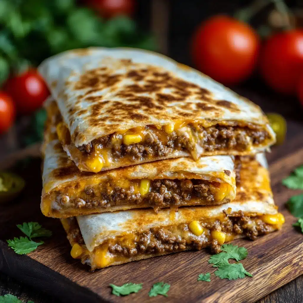 Smashburger Quesadillas Recipe - Recipe Image