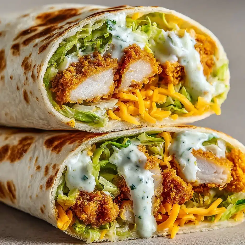 crispy chicken ranch snack wrap Recipe - Recipe Image