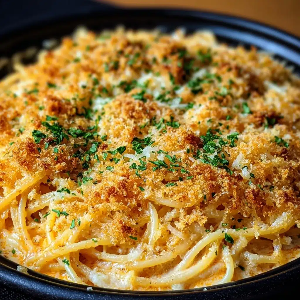 Baked Cream Cheese Spaghetti Casserole Heaven Recipe