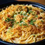 Baked Cream Cheese Spaghetti Casserole Heaven Recipe
