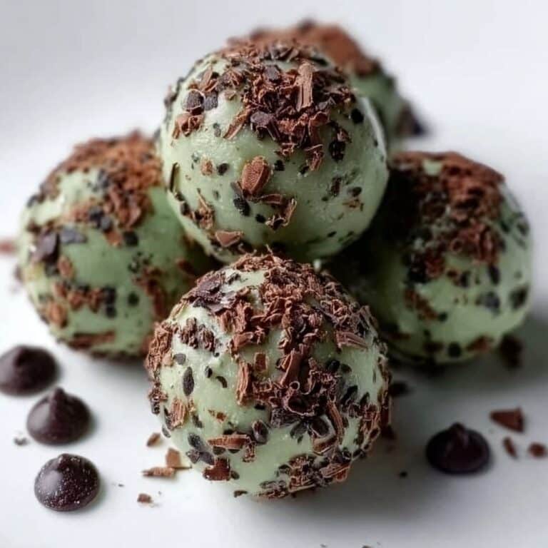 Mint Chocolate Chip Protein Balls Recipe
