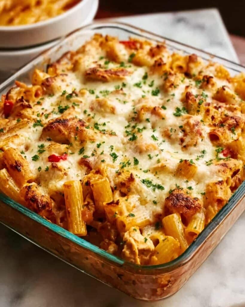 Garlic Butter Bowtie Pasta with Ground Beef Recipe