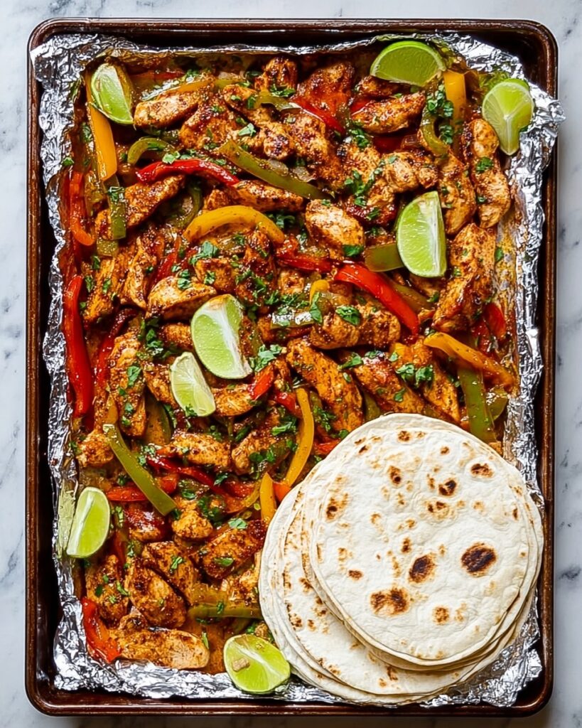 Sheet Pan Chicken Fajitas Recipe