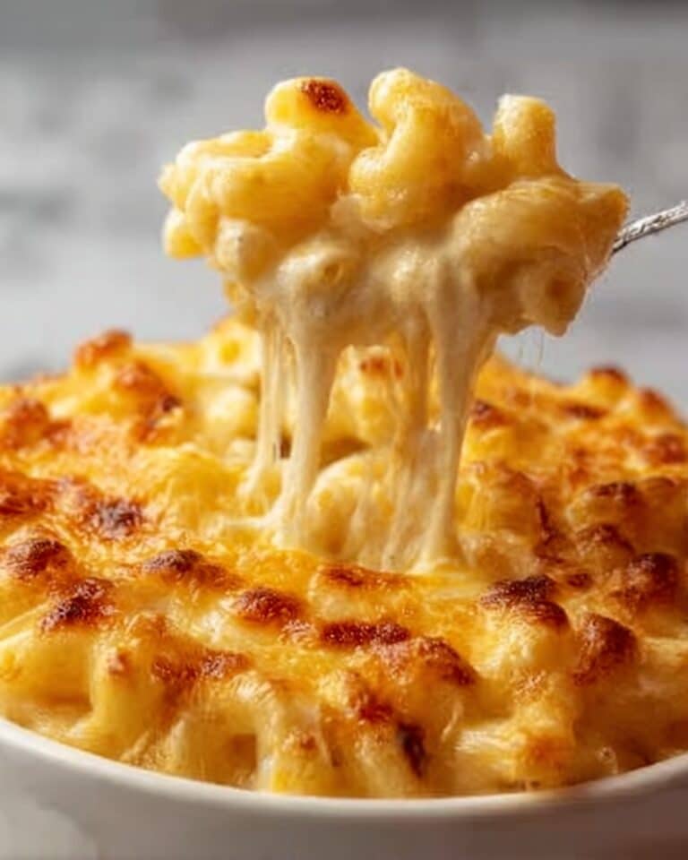 Creamy Cheddar Mac and Cheese with a Crispy Panko Topping Recipe