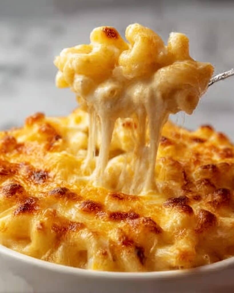 Creamy Cheddar Mac and Cheese with a Crispy Panko Topping Recipe
