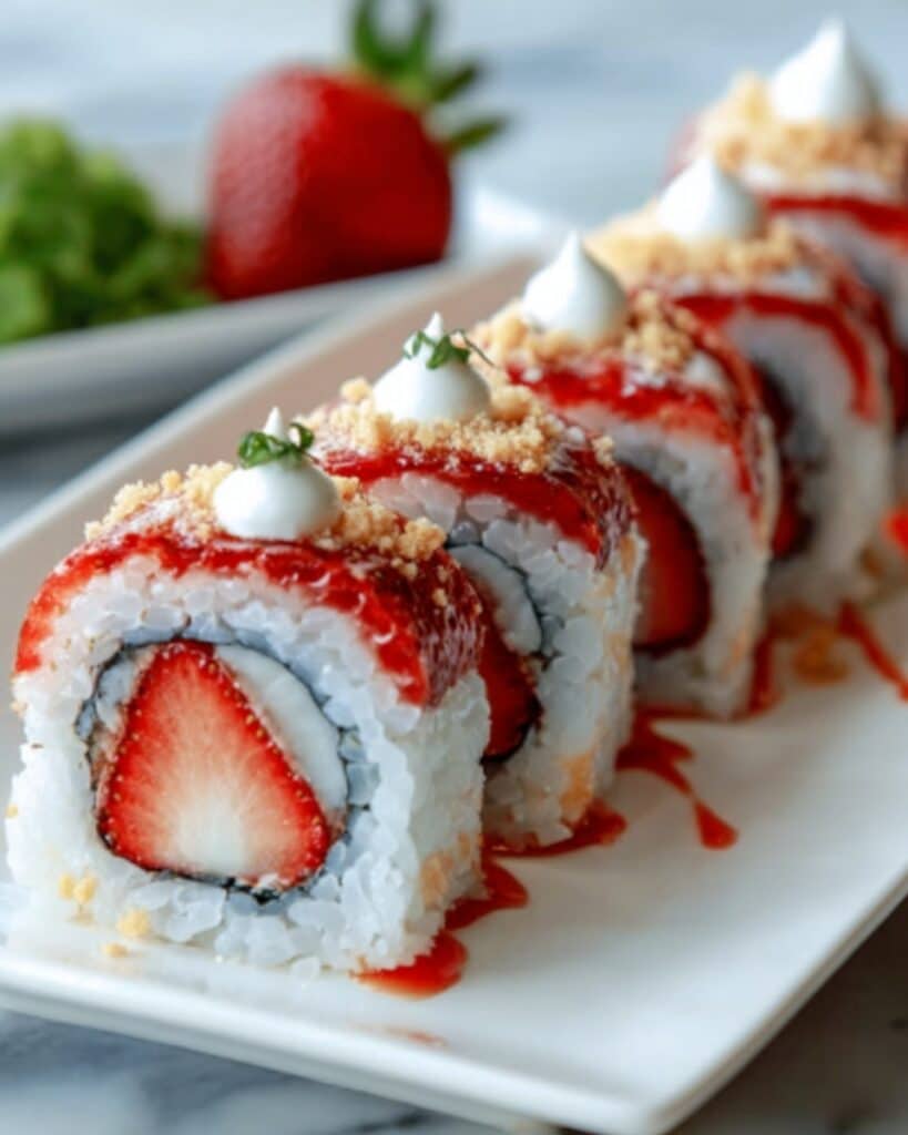 Shortcake Sushi Roll Dessert Recipe
