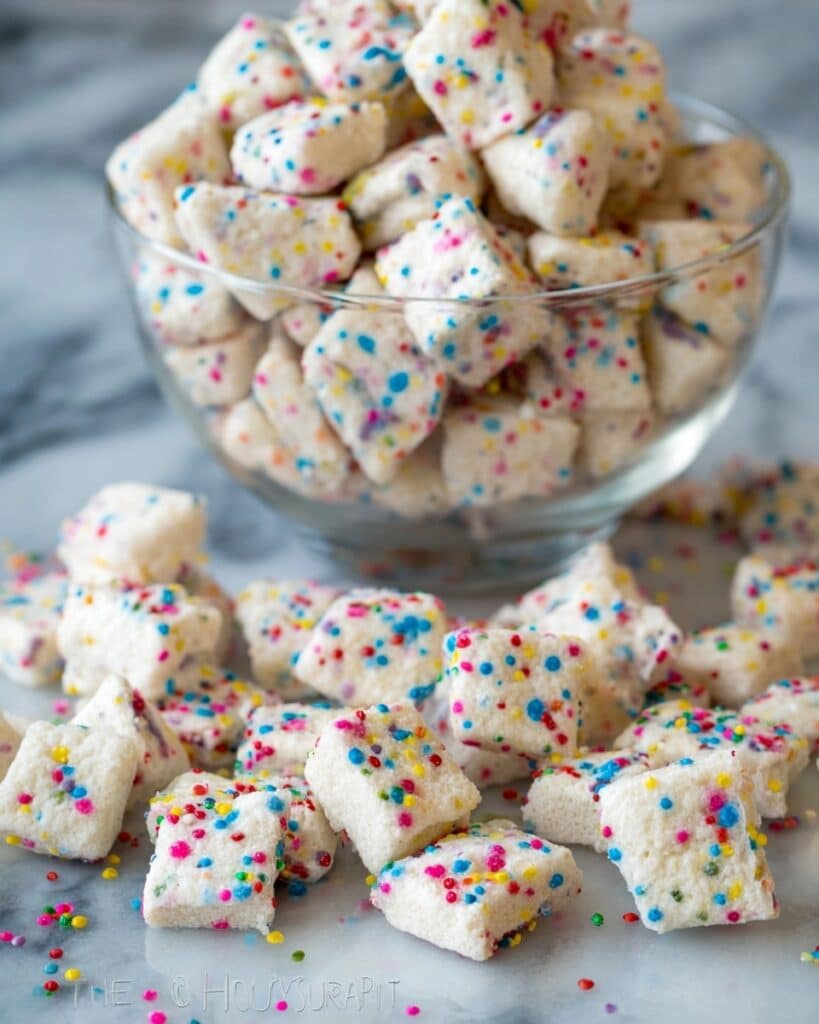 Cake Batter Puppy Chow Recipe