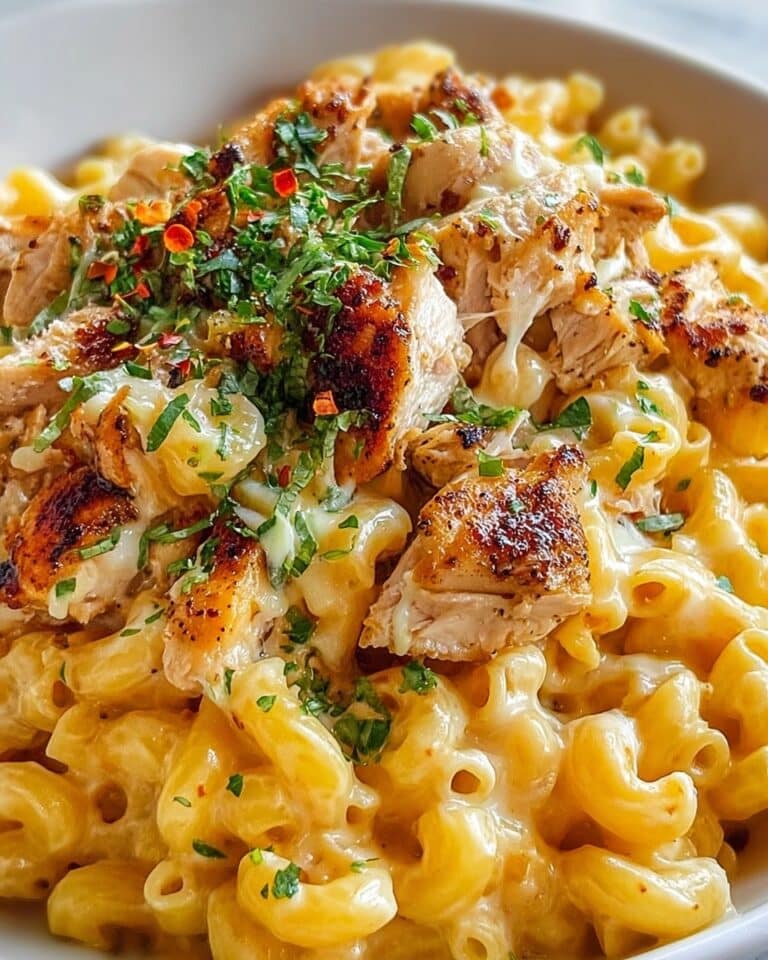 Honey Pepper Chicken Mac and Cheese Recipe