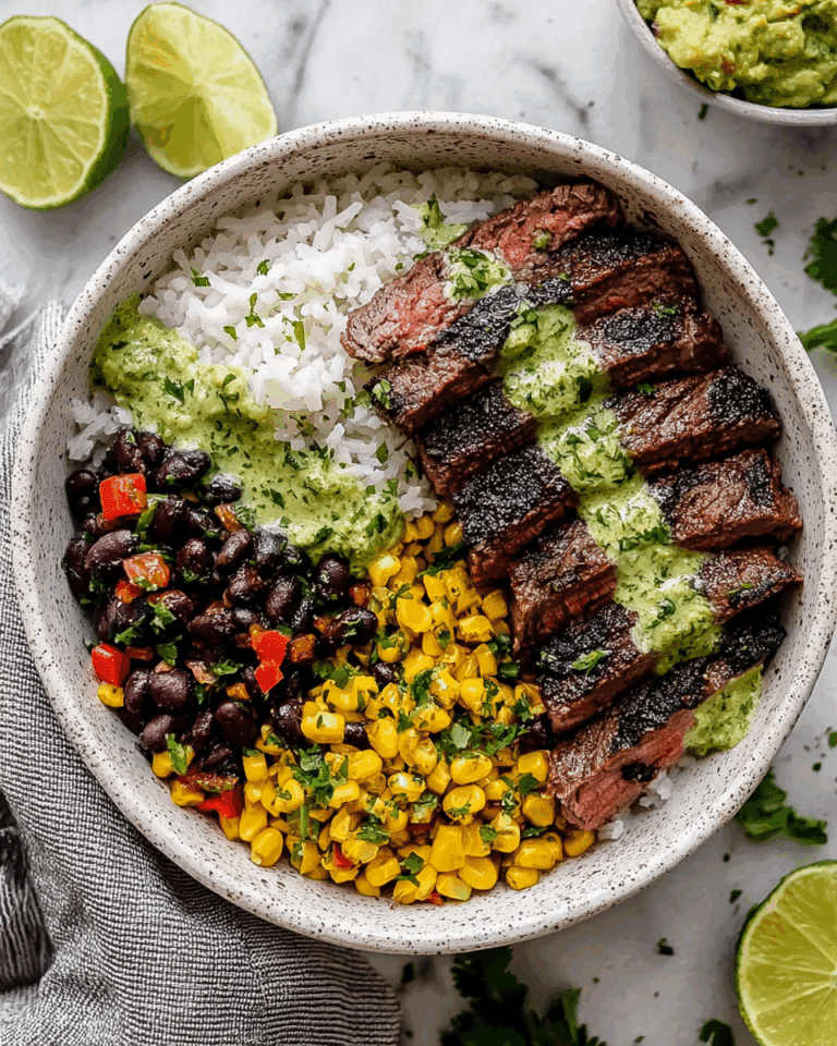 Cilantro Lime Steak Bowls Recipe