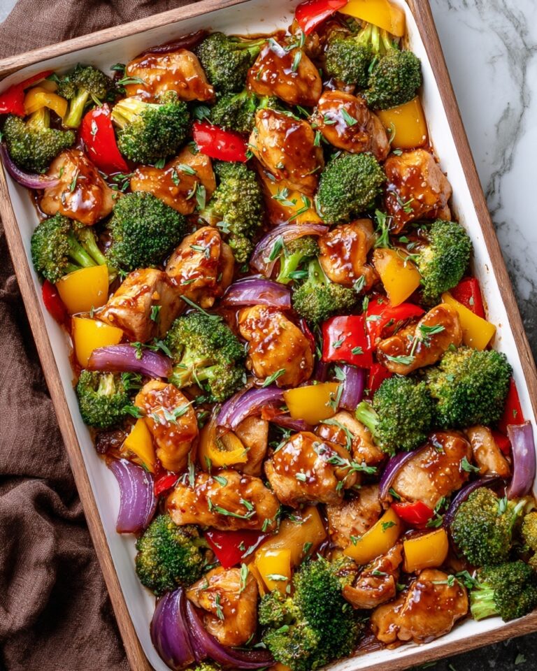 Sheet Pan Teriyaki Chicken with Veggies Recipe