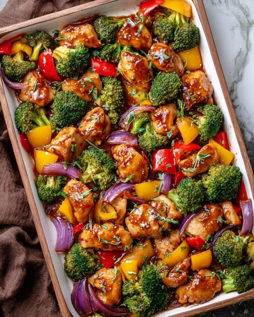 Sheet Pan Teriyaki Chicken with Veggies Recipe