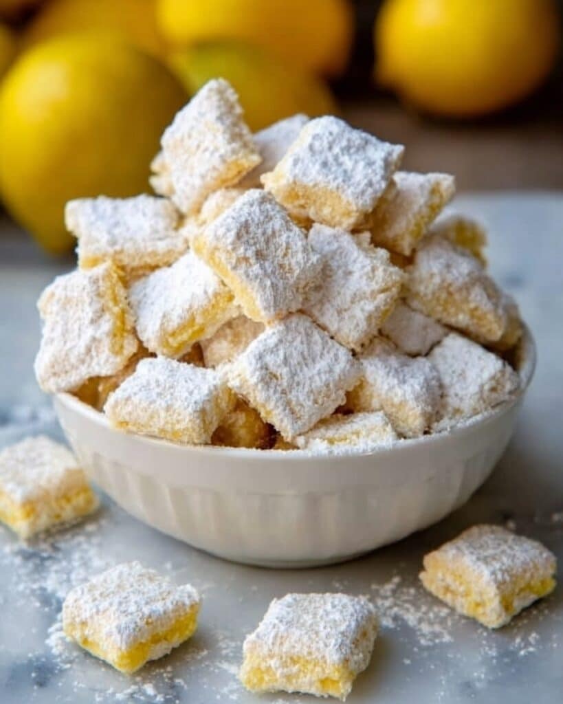 Zesty Lemonade Puppy Chow Snack Recipe