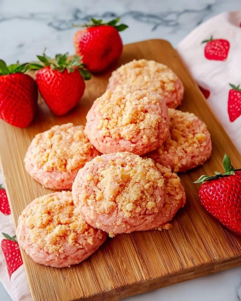 Strawberry Crunch Shortcake Cookies Recipe