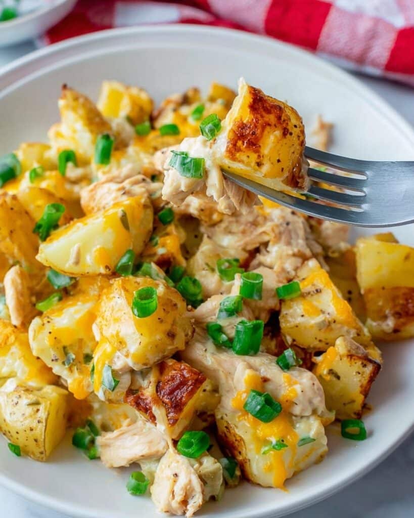 Loaded Potato Ranch Chicken Casserole Recipe