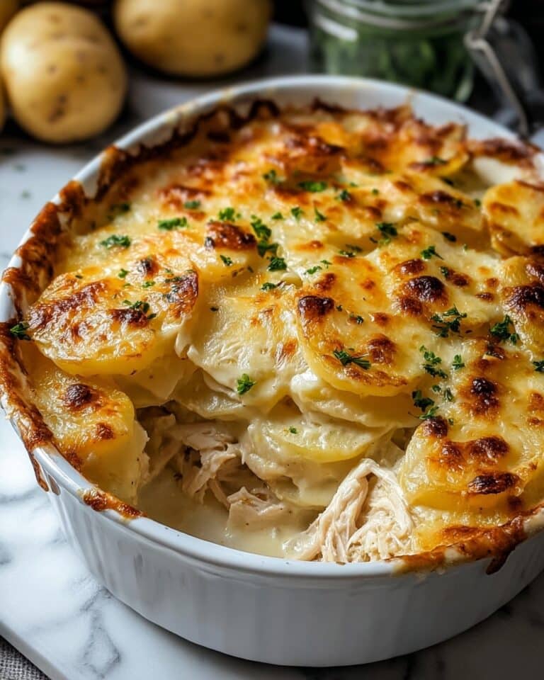 Easy Chicken Potato Casserole Recipe