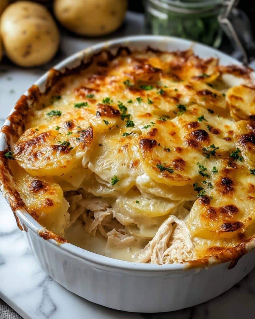Easy Chicken Potato Casserole Recipe