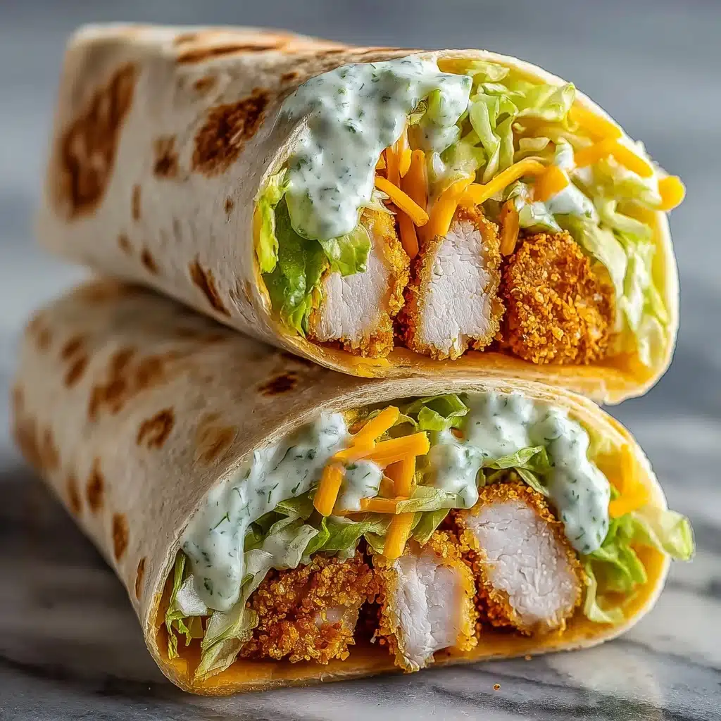 crispy chicken ranch snack wrap Recipe - Recipe Image