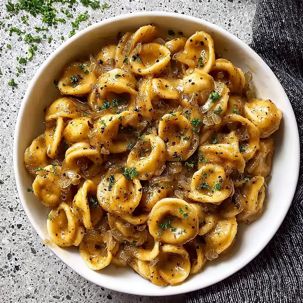 Easy French Onion Pasta Recipe - Recipe Image