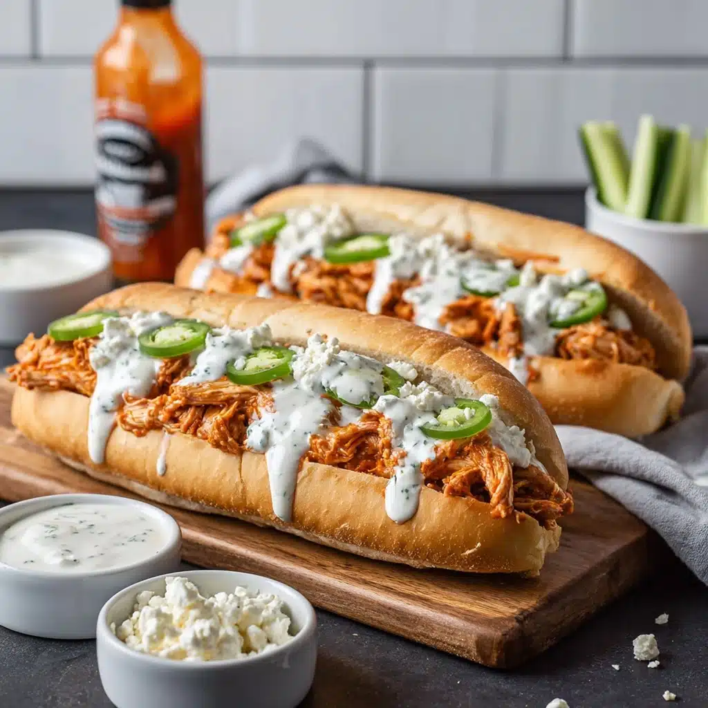 Best Buffalo Chicken Cheesesteak Recipe - Recipe Image